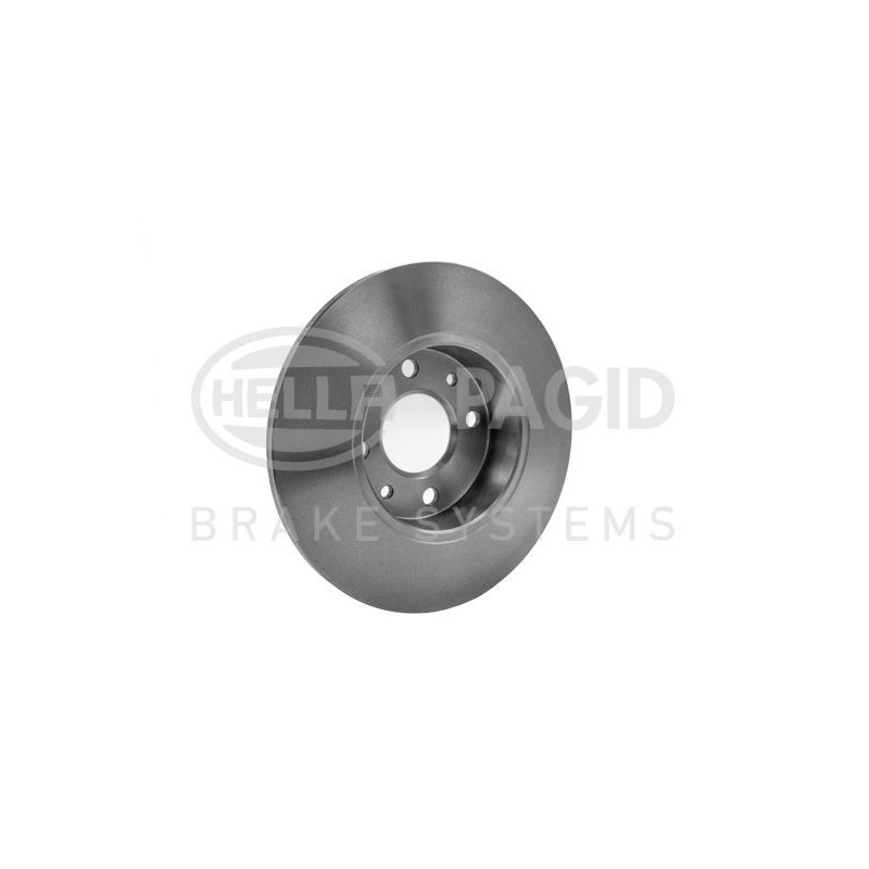 Disco freno asse anteriore - HELLA BRAKE