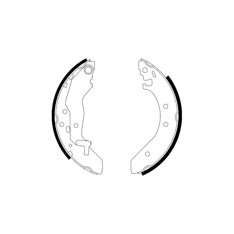 Ganasce freno - HELLA BRAKE