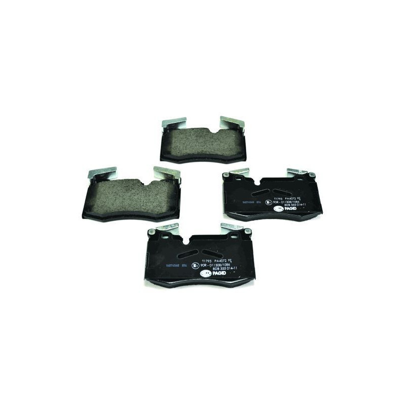 Pastiglie freno asse anteriore - HELLA BRAKE