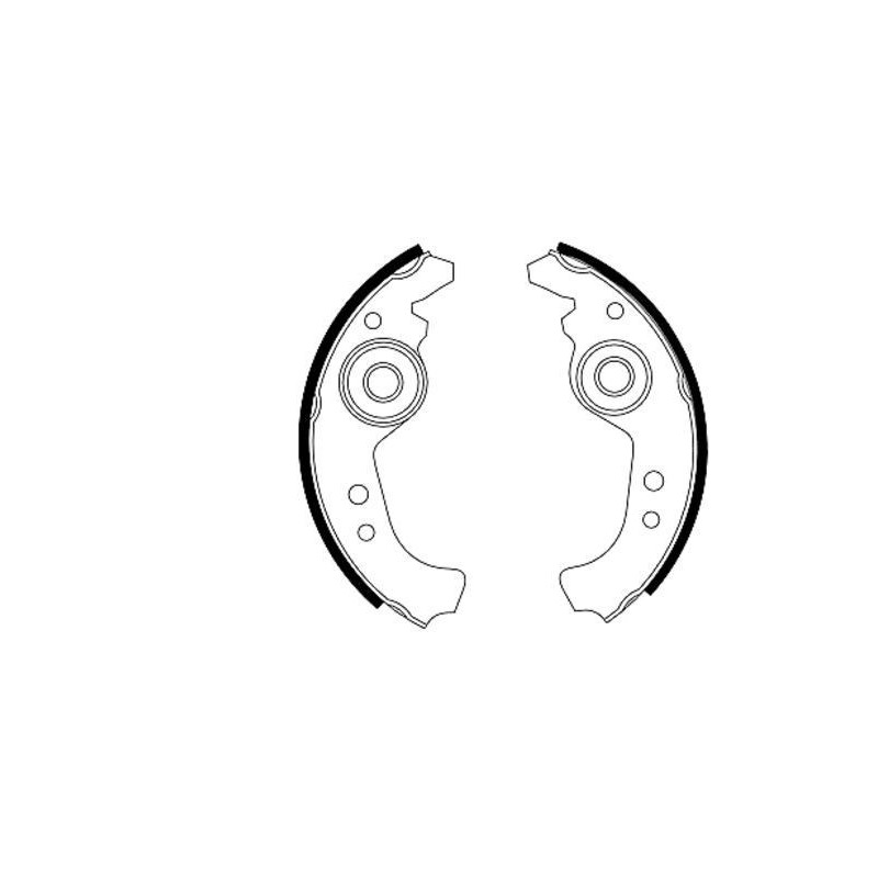 Ganasce freno - HELLA BRAKE