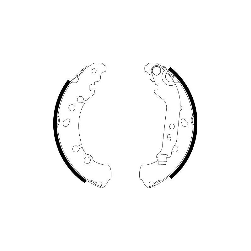 Ganasce freno - HELLA BRAKE