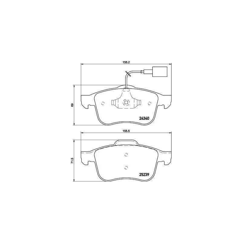 Pastiglie freno asse anteriore - HELLA BRAKE