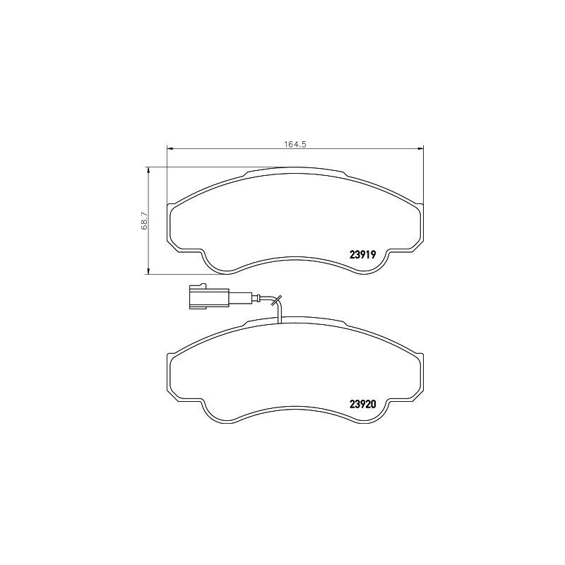 Pastiglie freno asse anteriore - HELLA BRAKE