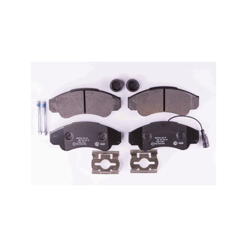 Pastiglie freno asse anteriore - HELLA BRAKE