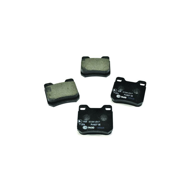 Pastiglie freno asse posteriore - HELLA BRAKE