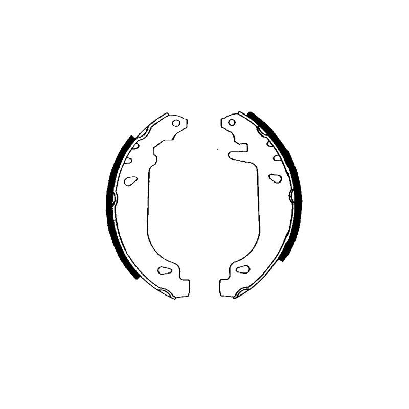 Ganasce freno - HELLA BRAKE