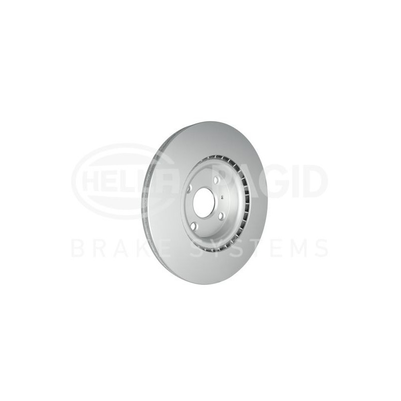 Disco freno asse anteriore - HELLA BRAKE