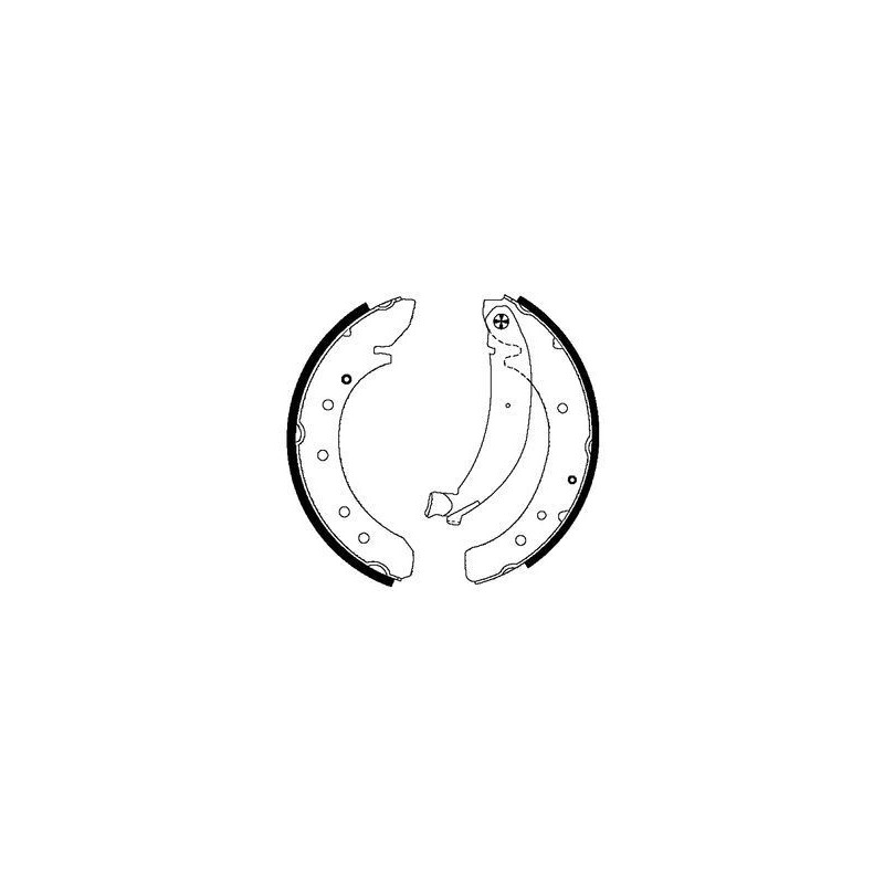 Ganasce freno - HELLA BRAKE