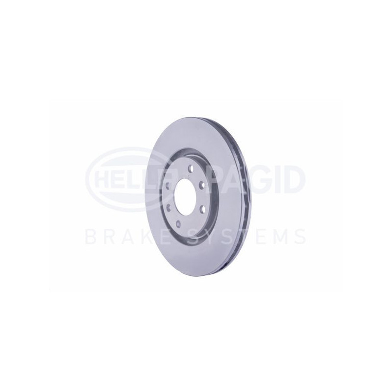 Disco freno asse anteriore - HELLA BRAKE