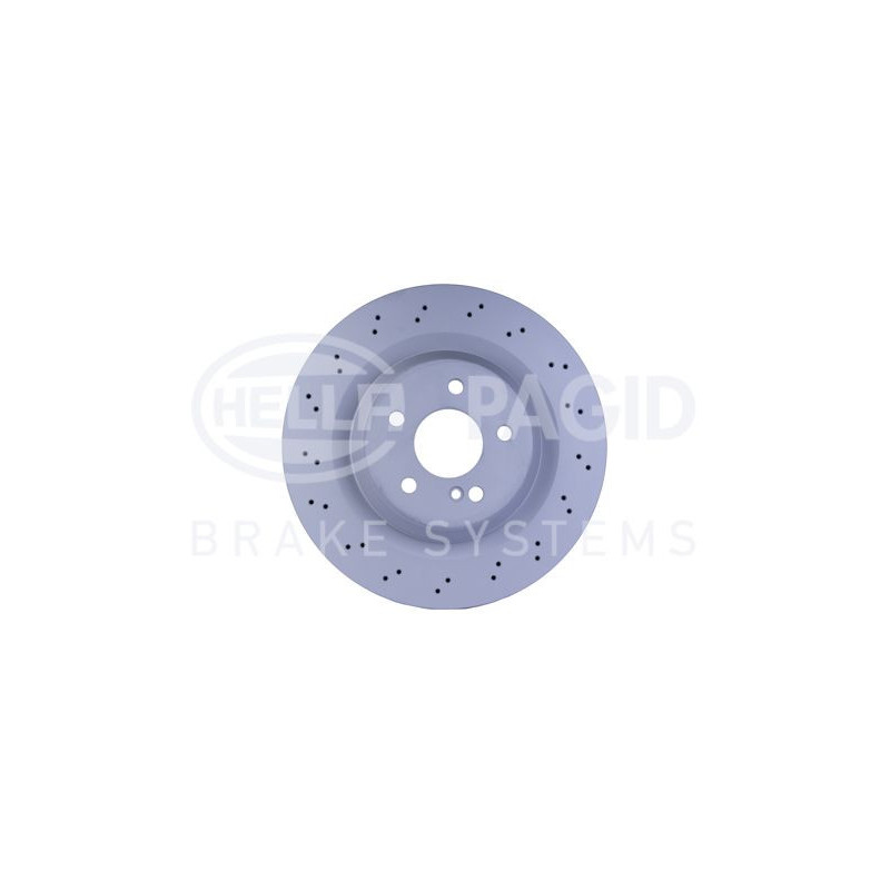 Disco freno asse posteriore - HELLA BRAKE