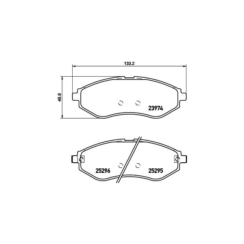 Pastiglie freno asse anteriore - HELLA BRAKE