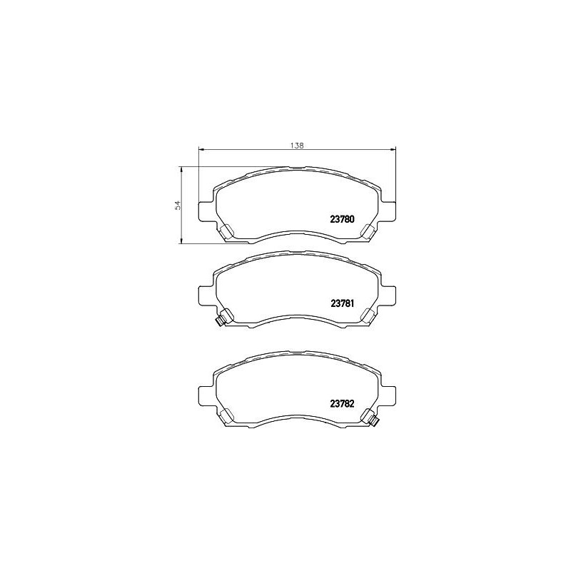 Pastiglie freno asse anteriore - HELLA BRAKE
