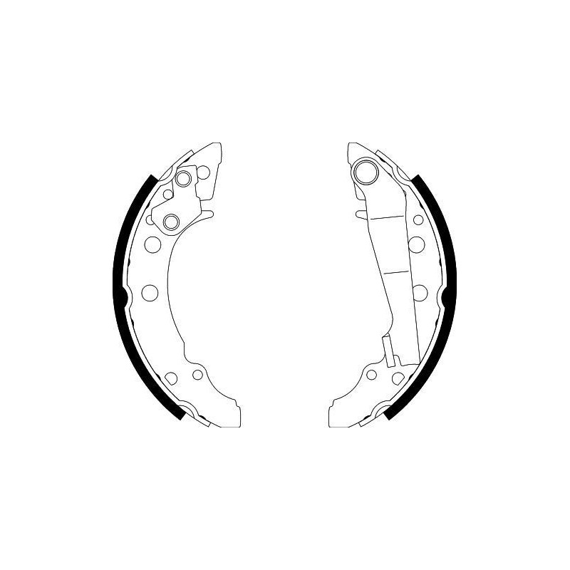 Ganasce freno - HELLA BRAKE