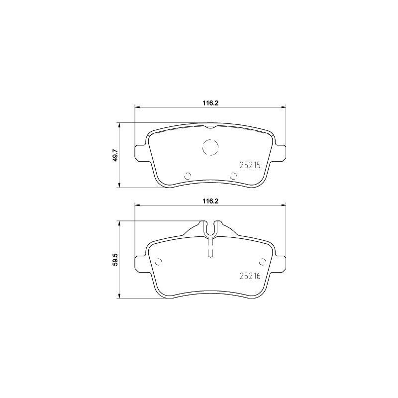 Pastiglie freno asse posteriore - HELLA BRAKE