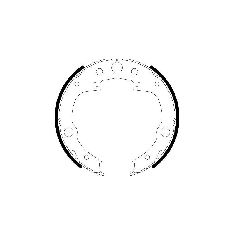 Ganasce freno - HELLA BRAKE