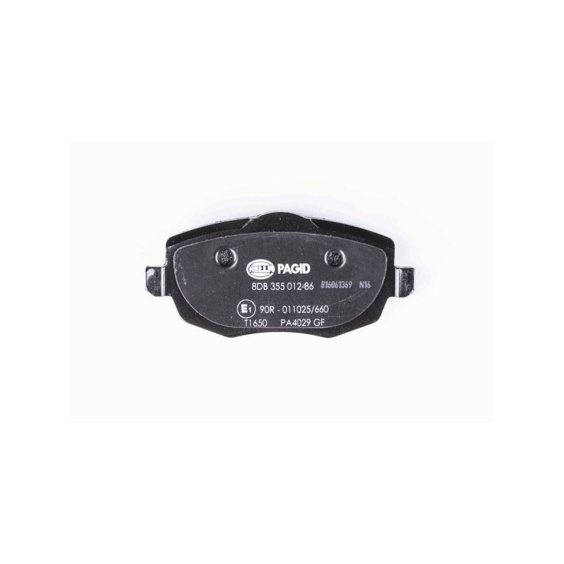 Pastiglie freno asse anteriore - HELLA BRAKE