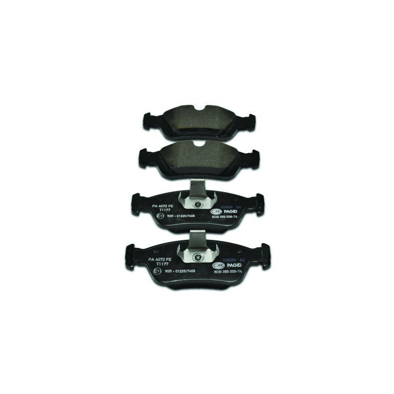 Pastiglie freno asse anteriore - HELLA BRAKE