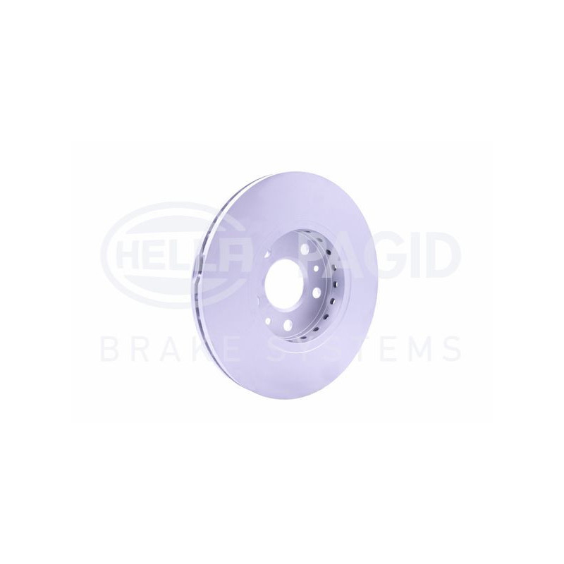 Disco freno asse anteriore - HELLA BRAKE