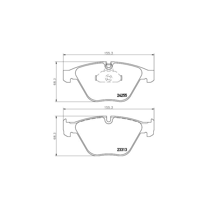 Pastiglie freno asse anteriore - HELLA BRAKE