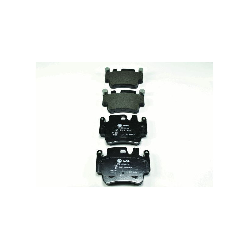 Pastiglie freno asse posteriore - HELLA BRAKE