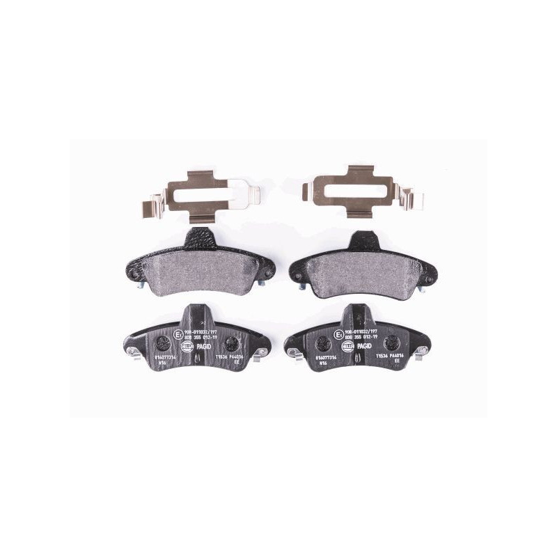 Pastiglie freno asse posteriore - HELLA BRAKE