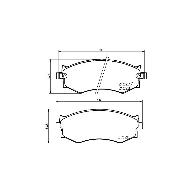 Pastiglie freno asse anteriore - HELLA BRAKE