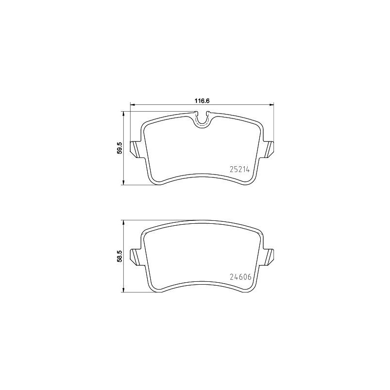 Pastiglie freno asse posteriore - HELLA BRAKE