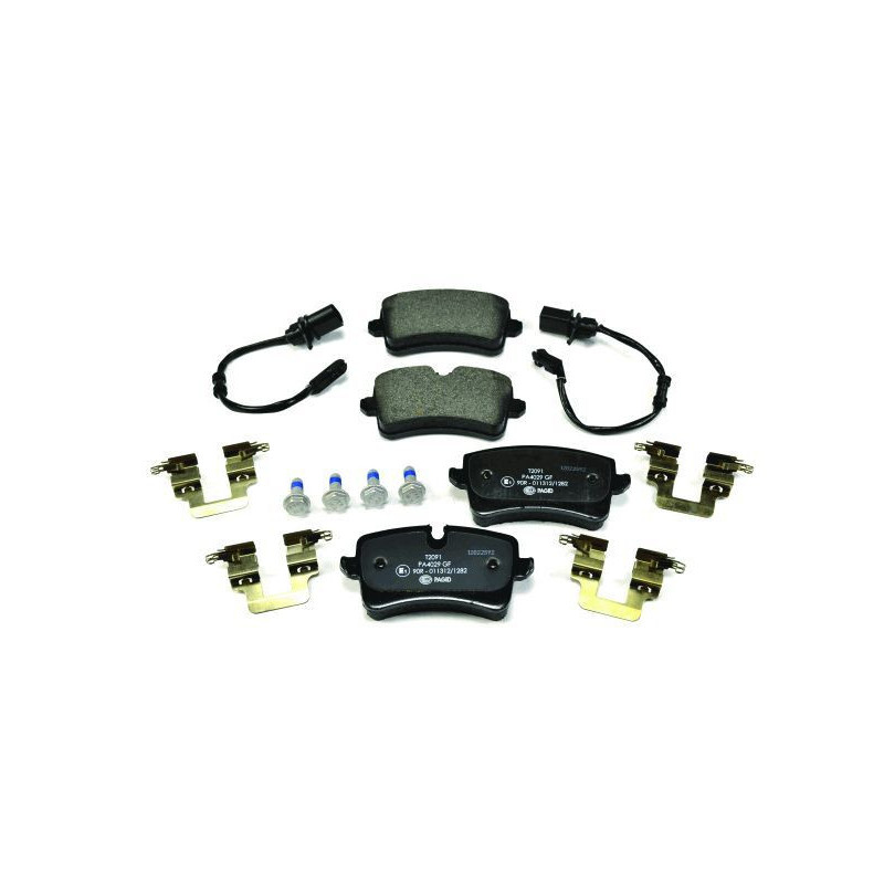 Pastiglie freno asse posteriore - HELLA BRAKE