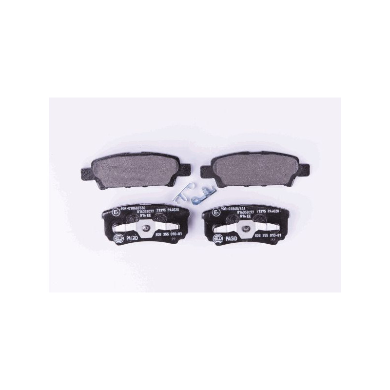 Pastiglie freno asse posteriore - HELLA BRAKE