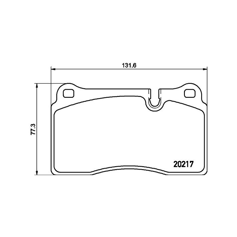 Pastiglie freno asse anteriore - HELLA BRAKE