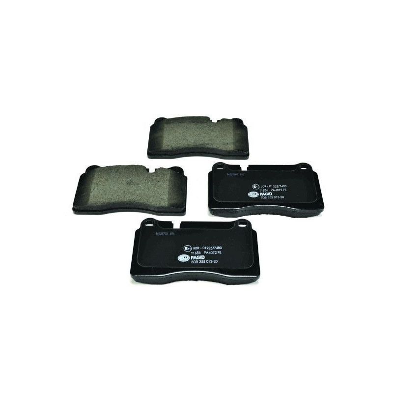 Pastiglie freno asse anteriore - HELLA BRAKE