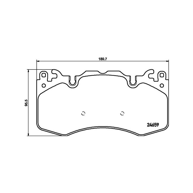 Pastiglie freno asse anteriore - HELLA BRAKE