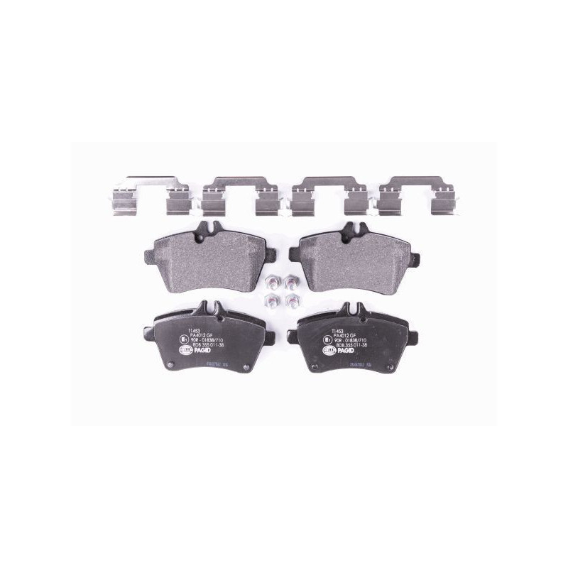 Pastiglie freno asse anteriore - HELLA BRAKE