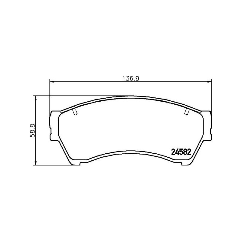 Pastiglie freno asse anteriore - HELLA BRAKE