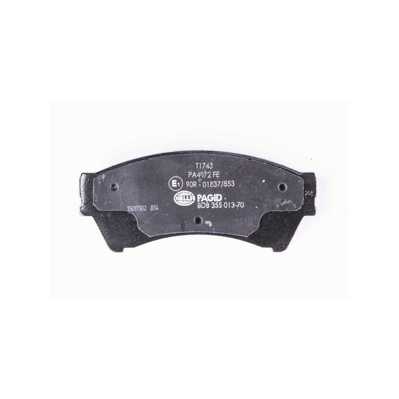 Pastiglie freno asse anteriore - HELLA BRAKE