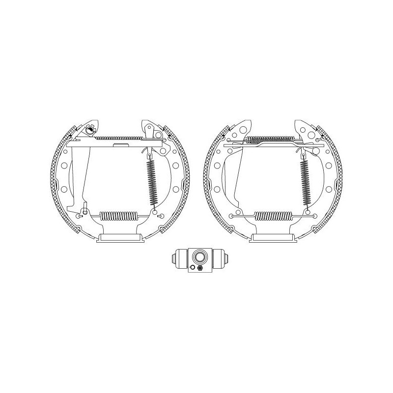 Ganasce freno - HELLA BRAKE