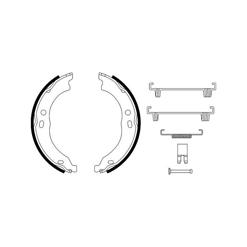Ganasce freno - HELLA BRAKE