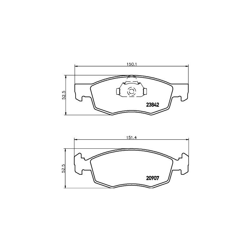 Pastiglie freno asse anteriore - HELLA BRAKE
