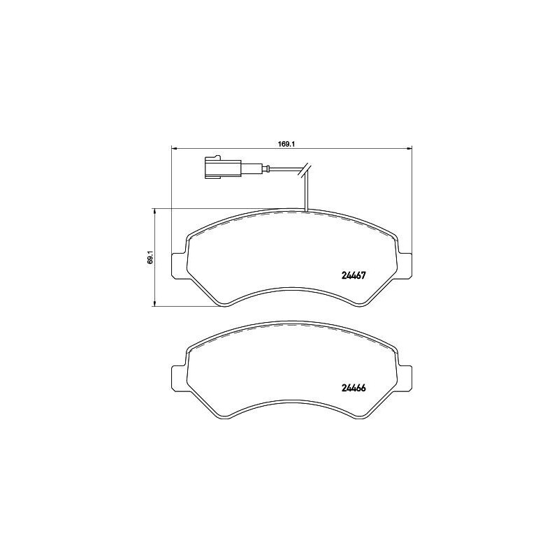 Pastiglie freno asse anteriore - HELLA BRAKE