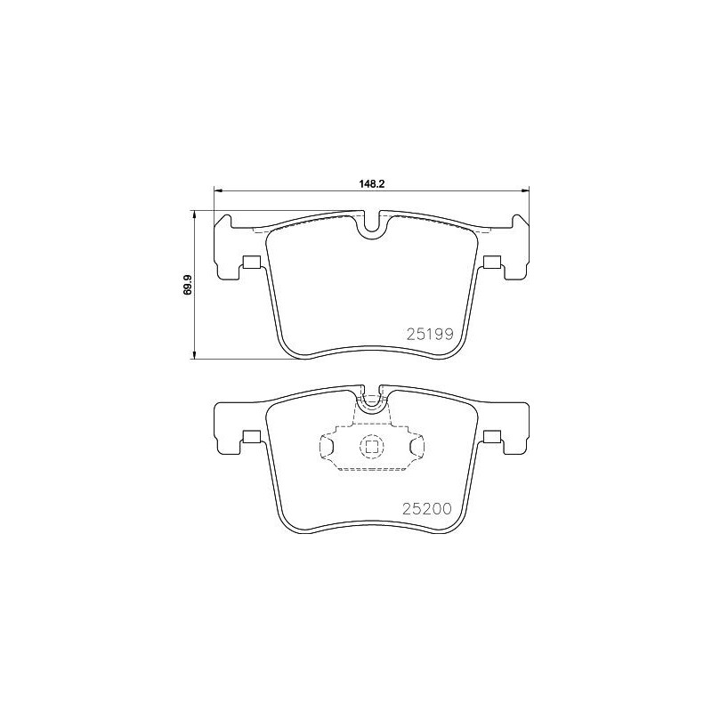 Pastiglie freno asse anteriore - HELLA BRAKE