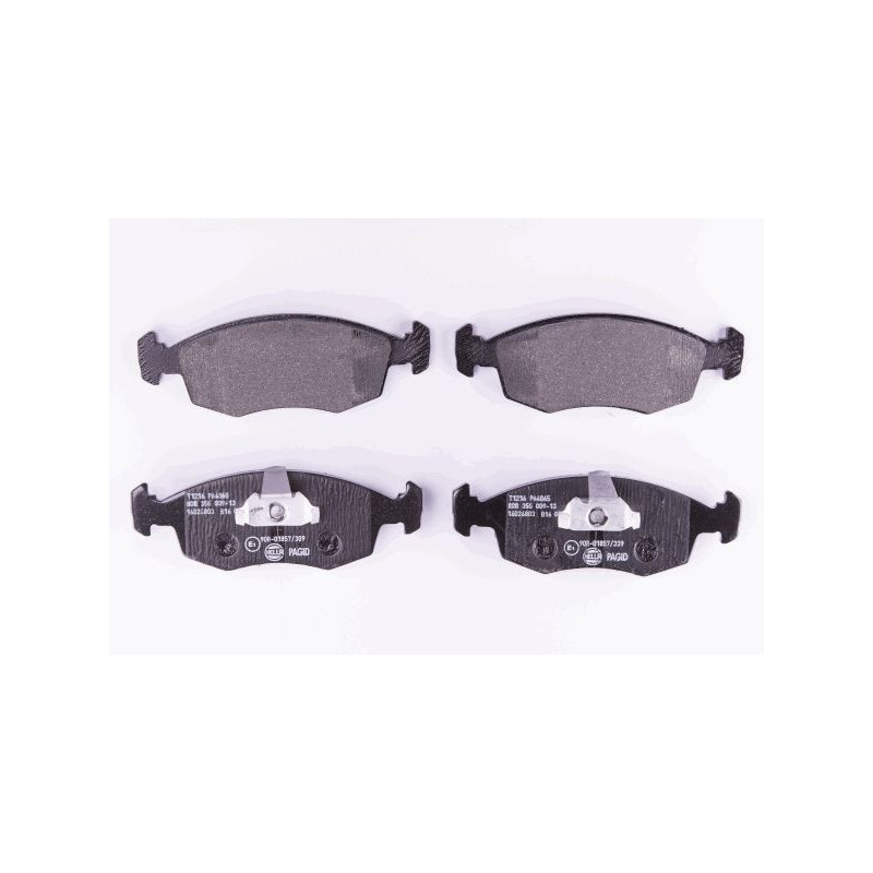 Pastiglie freno asse anteriore - HELLA BRAKE