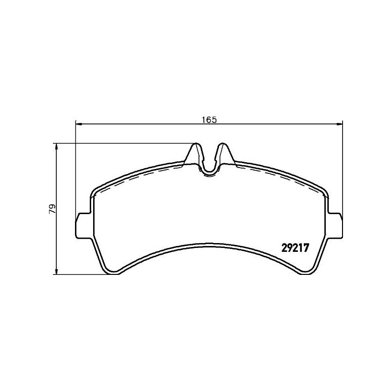 Pastiglie freno asse posteriore - HELLA BRAKE