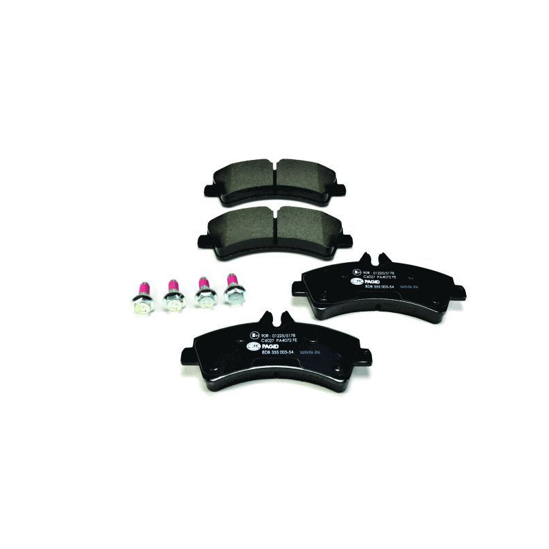 Pastiglie freno asse posteriore - HELLA BRAKE