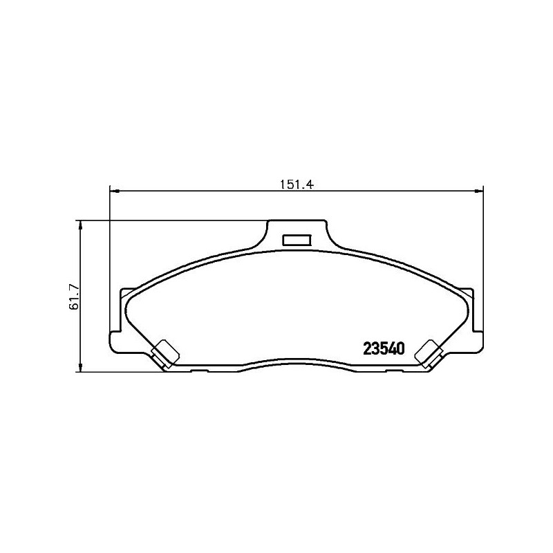 Pastiglie freno asse anteriore - HELLA BRAKE
