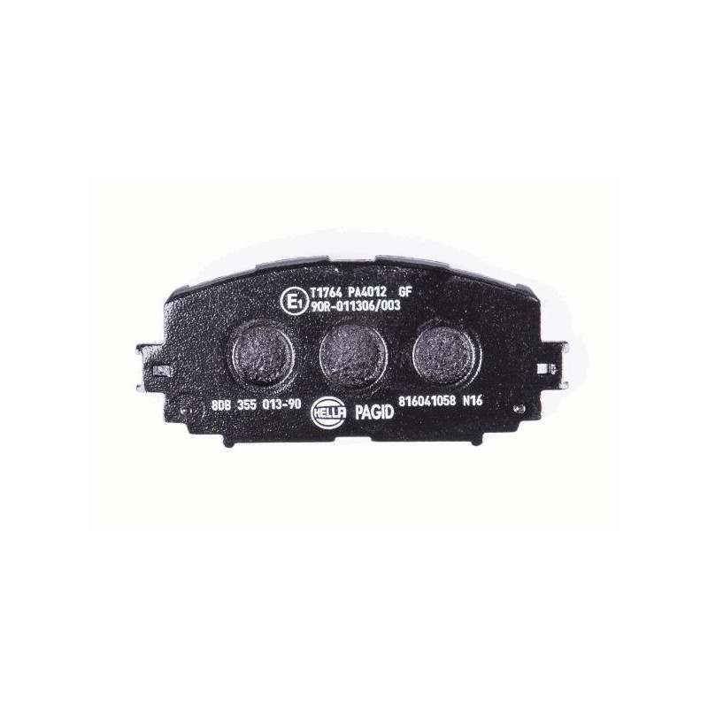 Pastiglie freno asse anteriore - HELLA BRAKE