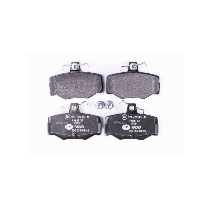 Pastiglie freno asse posteriore - HELLA BRAKE