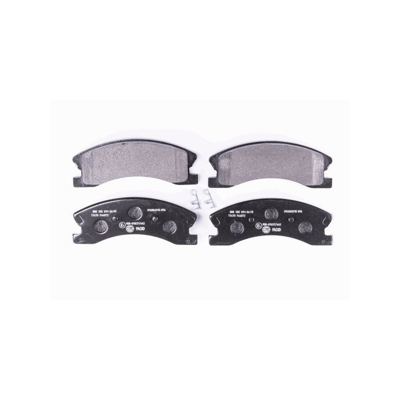 Pastiglie freno asse anteriore - HELLA BRAKE