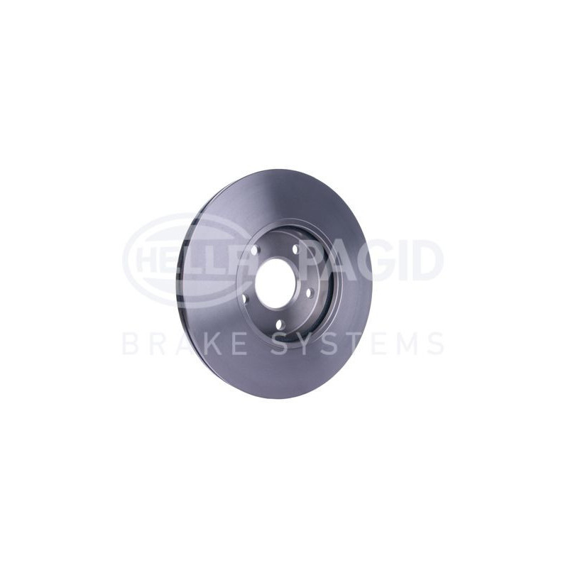 Disco freno asse anteriore - HELLA BRAKE