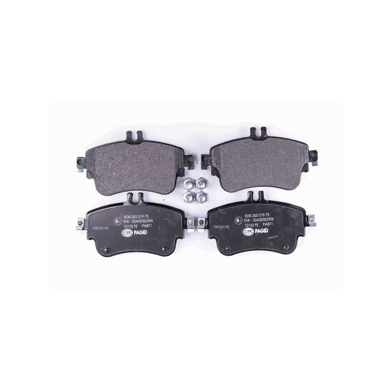 Pastiglie freno asse anteriore - HELLA BRAKE