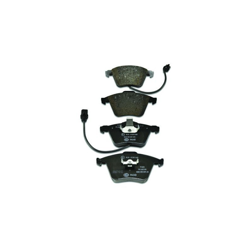 Pastiglie freno asse anteriore - HELLA BRAKE